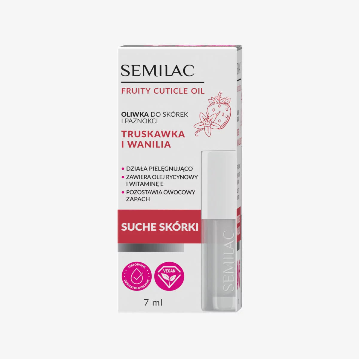 Semilac Nail oil Strawberry Vanilla - SEMILAC USA