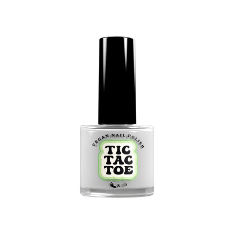 01 BABY ONE MORE WHITE Vegan Nail Polish "TIC TAC TOE" Collection 5ml
