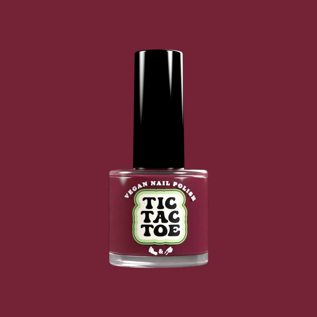 11 RED RED FINE Vegan Nail Polish "TIC TAC TOE" Collection 5ml