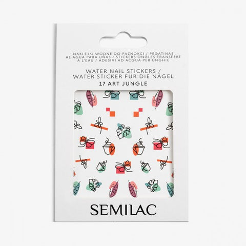17 ART JUNGLE Semilac Nail Stickers