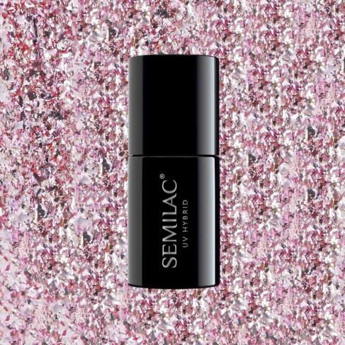 293 ROSE GOLD SHIMMER - Semilac Soak Off Gel / Hybrid Nail Polish - "SHIMMER" Collection - SemilacUSA