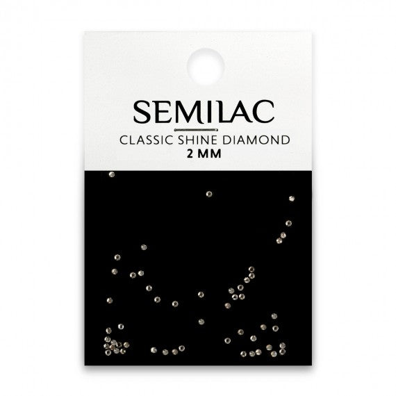 Semilac CLASSIC SHINE DIAMOND 2MM - Nail Art Decorations 50 PCS