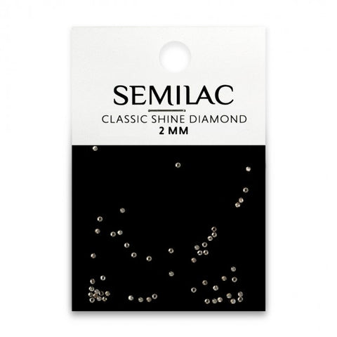 Semilac CLASSIC SHINE DIAMOND 2MM - Nail Art Decorations 50 PCS