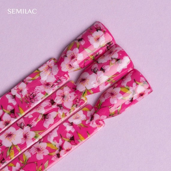 31 BLOOMING FLOWERS Semilac Nail Transfer Foil