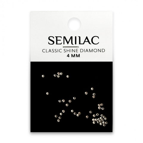 Semilac CLASSIC SHINE DIAMOND 4MM - Nail Art Decorations 50 PCS