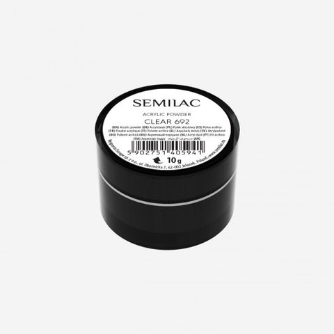 692 Semilac Acrylic Powder Clear - SemilacUSA