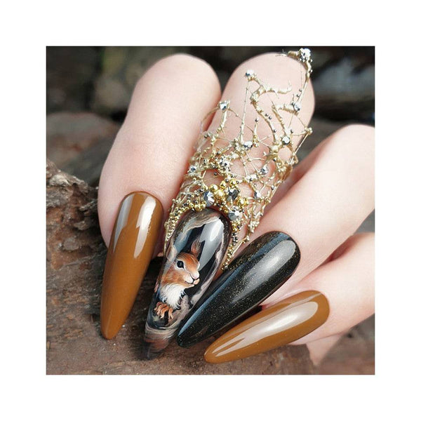 252 TRUFFLE - Slowianka Nail Trends Soak Off Gel / Hybrid Nail Polish "MARRONS" Collection - Slowianka Nail Trends USA