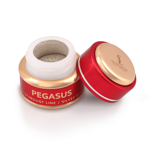 01 PEGASUS SILVER - Slowianka Nail Trends MIRROR EFFECT Powder